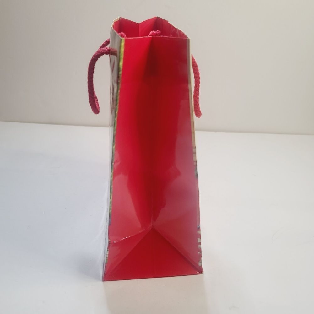 Vintage 90s Cute Teddy Bear Plush Christmas Gift Bag Red Tree Clown - Picture 5 of 10